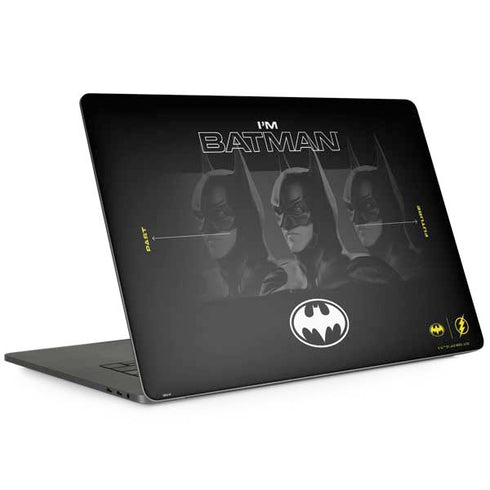 DC Comics The Flash Movie: I am Batman Past to Future MacBook Skins