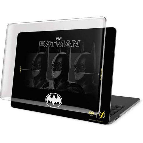DC Comics The Flash Movie: I am Batman Past to Future MacBook Pro 15in (2016-19) Case plus Skin