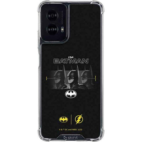 DC Comics The Flash Movie: I am Batman Past to Future Moto G Power 5G (2024) Clear Case