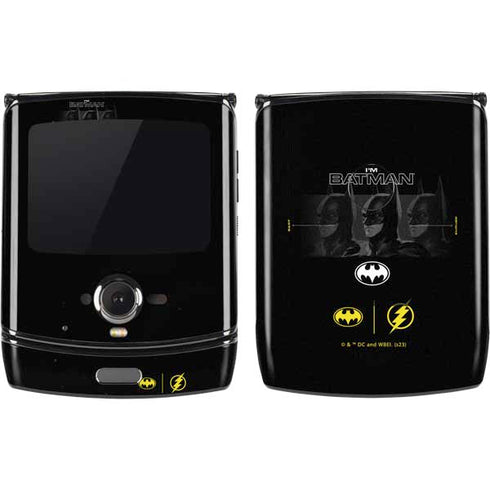 DC Comics The Flash Movie: I am Batman Past to Future Motorola RAZR Skin