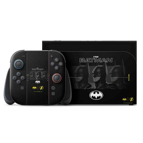 DC Comics The Flash Movie: I am Batman Past to Future Nintendo Switch 2 (2025) with Joy-Con Skin