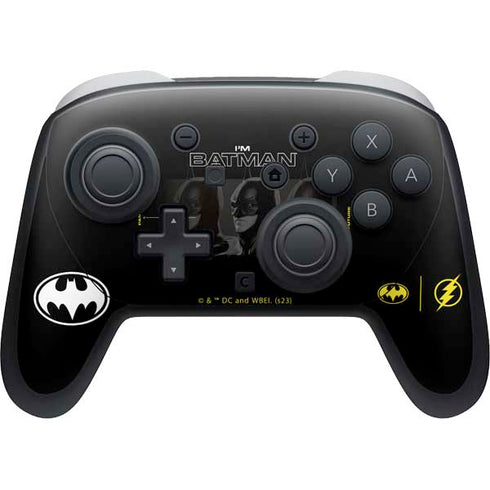 DC Comics The Flash Movie: I am Batman Past to Future Nintendo Switch 2 (2025) Pro Controller Skin