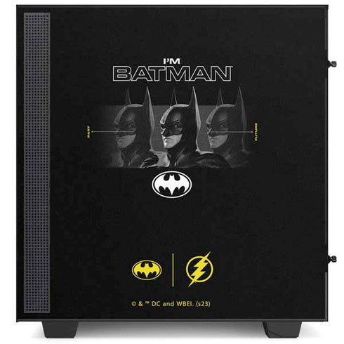 DC Comics The Flash Movie: I am Batman Past to Future NZXT H510 Compact ATX Mid-Tower Case Skin