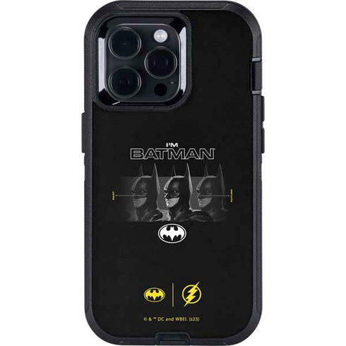 DC Comics The Flash Movie: I am Batman Past to Future Otterbox Defender iPhone Skin