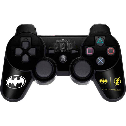DC Comics The Flash Movie: I am Batman Past to Future PS3 Dual Shock wireless controller Skin