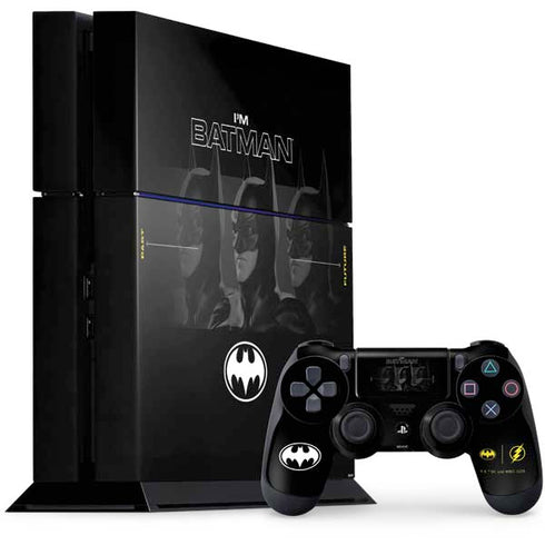 DC Comics The Flash Movie: I am Batman Past to Future PS4 Console and Controller Bundle Skin