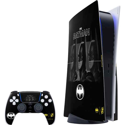 DC Comics The Flash Movie: I am Batman Past to Future PS5 Bundle Skin