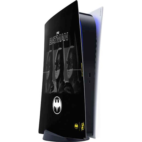 DC Comics The Flash Movie: I am Batman Past to Future PS5 Digital Edition Console Skin