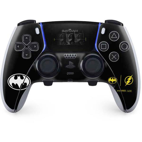 DC Comics The Flash Movie: I am Batman Past to Future PS5 DualSense Edge Pro Controller Skin
