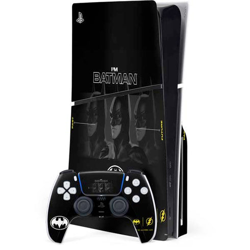 DC Comics The Flash Movie: I am Batman Past to Future PlayStation PS5 Skins