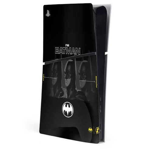 DC Comics The Flash Movie: I am Batman Past to Future PS5 Slim Digital Edition Console Skin