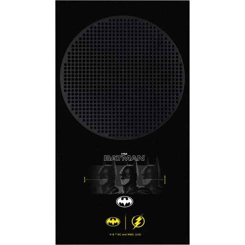 DC Comics The Flash Movie: I am Batman Past to Future Xbox Series S Console Skin