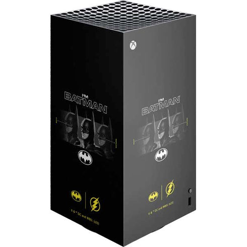DC Comics The Flash Movie: I am Batman Past to Future XBox Series X Digital Edition Console Skin