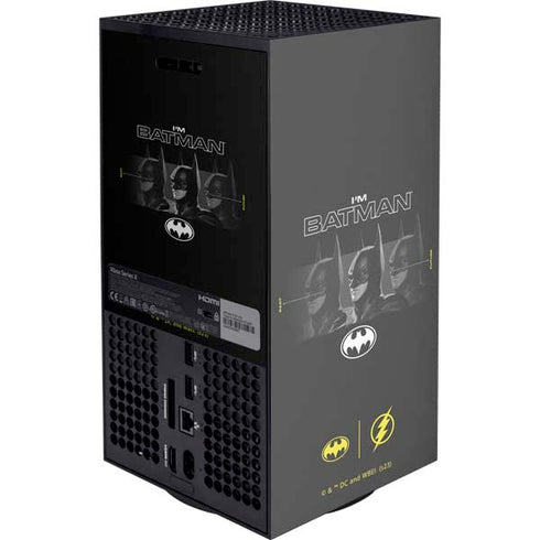 DC Comics The Flash Movie: I am Batman Past to Future XBox Series X Digital Edition Console Skin