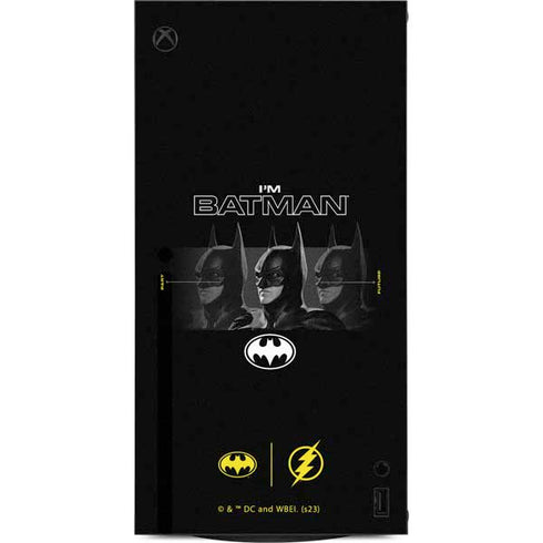 DC Comics The Flash Movie: I am Batman Past to Future XBox Series X Digital Edition Console Skin