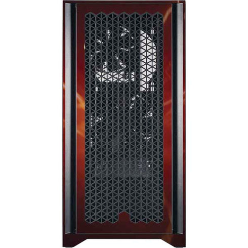 DC Comics The Flash Movie: Logo Poster Corsair 4000D Tempered Glass Mid-Tower ATX Case Skin