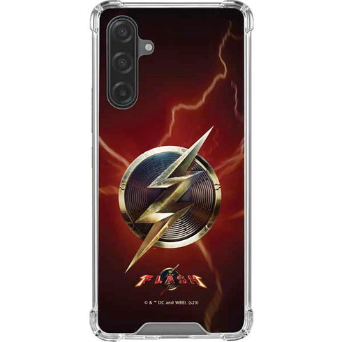 DC Comics The Flash Movie: Logo Poster Galaxy A17 Clear Case