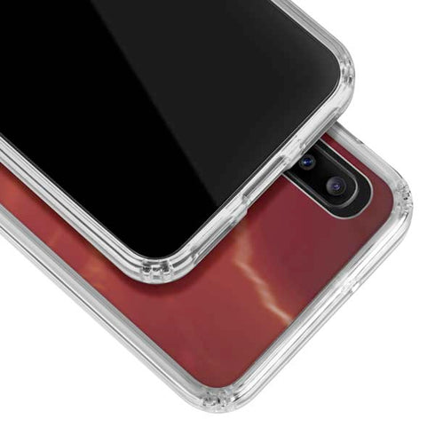 DC Comics The Flash Movie: Logo Poster Galaxy A20 Clear Case