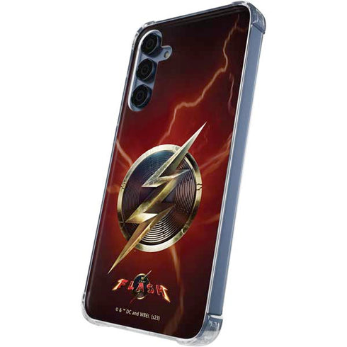 DC Comics The Flash Movie: Logo Poster Galaxy A35 5G Clear Case