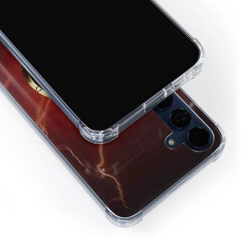 DC Comics The Flash Movie: Logo Poster Galaxy A35 5G Clear Case