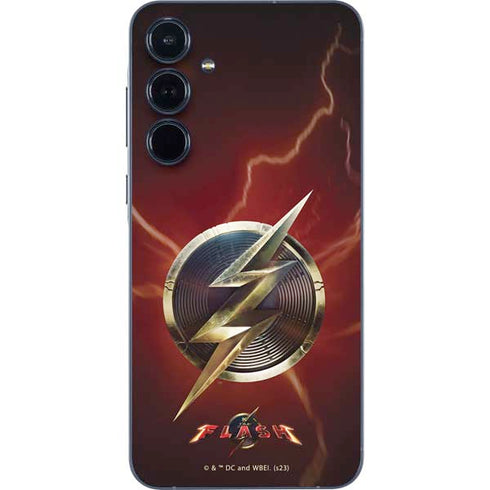 DC Comics The Flash Movie: Logo Poster Galaxy A35 5G Skin