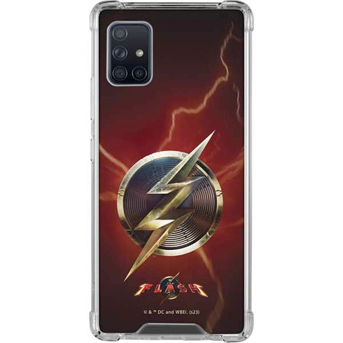 DC Comics The Flash Movie: Logo Poster Galaxy A51 5G Clear Case