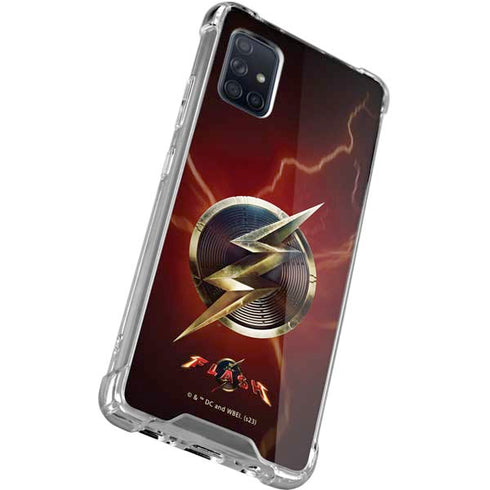 DC Comics The Flash Movie: Logo Poster Galaxy A51 5G Clear Case