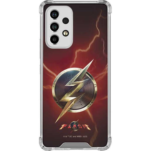 DC Comics The Flash Movie: Logo Poster Galaxy A53 5G Clear Case