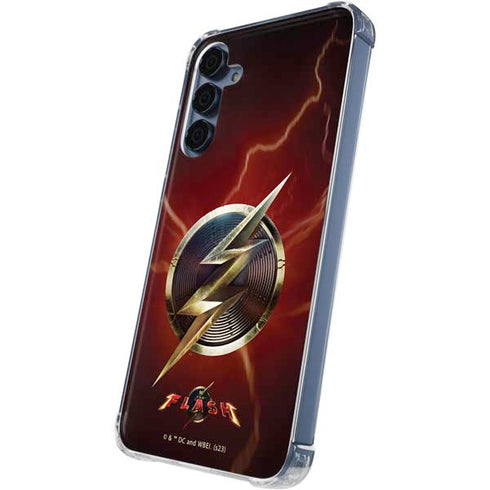 DC Comics The Flash Movie: Logo Poster Galaxy A55 5G Clear Case