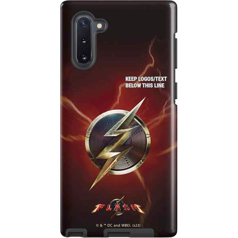 DC Comics The Flash Movie: Logo Poster Galaxy Cases