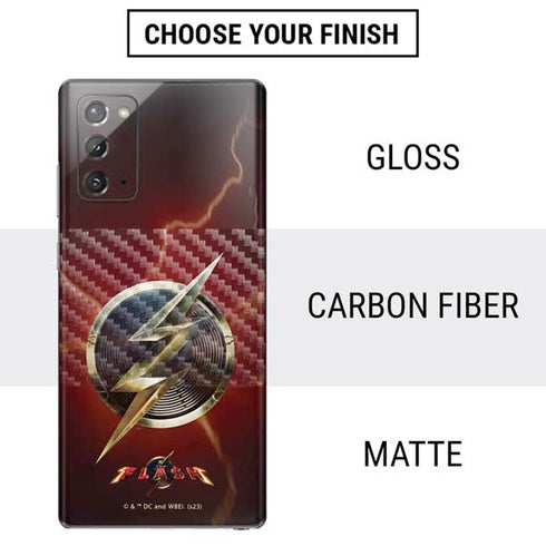 DC Comics The Flash Movie: Logo Poster Galaxy Note20 5G Skin