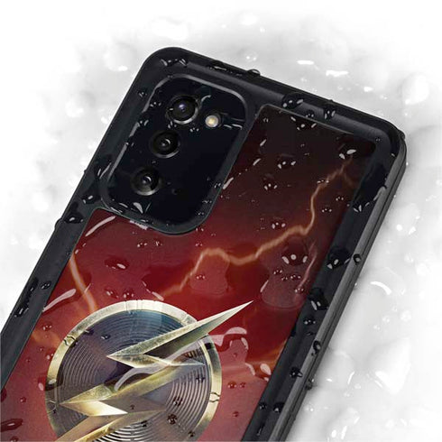 DC Comics The Flash Movie: Logo Poster Galaxy Note20 5G Waterproof Case