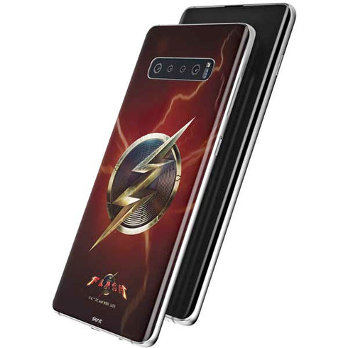 DC Comics The Flash Movie: Logo Poster Galaxy S10 Skin