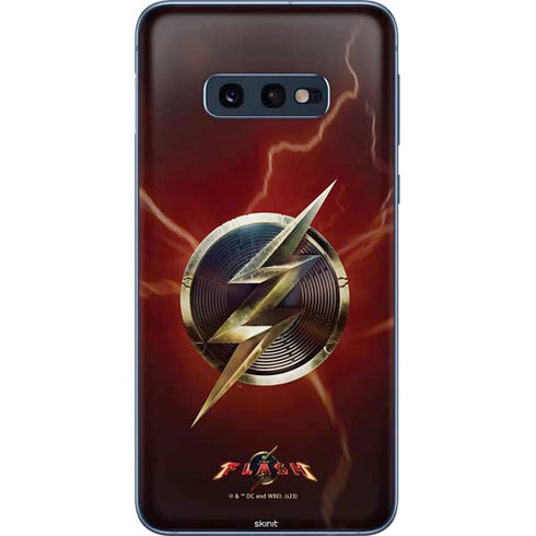 DC Comics The Flash Movie: Logo Poster Galaxy S10e Skin