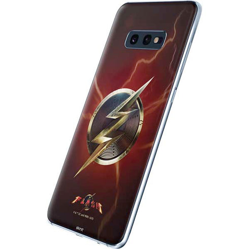 DC Comics The Flash Movie: Logo Poster Galaxy S10e Skin