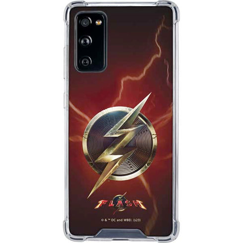 DC Comics The Flash Movie: Logo Poster Galaxy S20 FE Clear Case