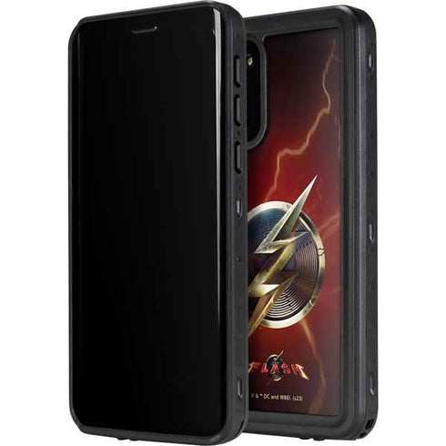 DC Comics The Flash Movie: Logo Poster Galaxy S20 Plus Waterproof Case