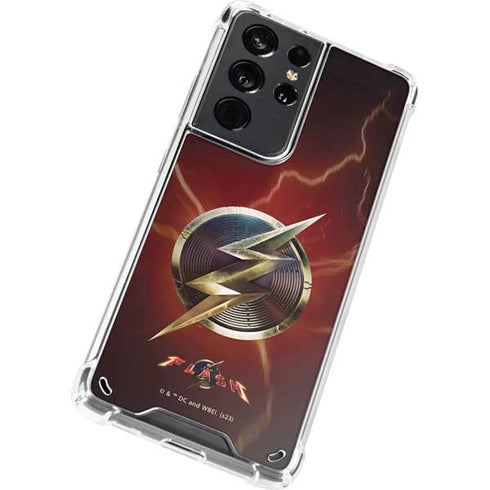 DC Comics The Flash Movie: Logo Poster Galaxy S21 Ultra 5G Clear Case