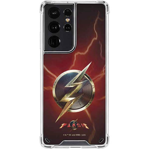 DC Comics The Flash Movie: Logo Poster Galaxy S21 Ultra 5G Clear Case