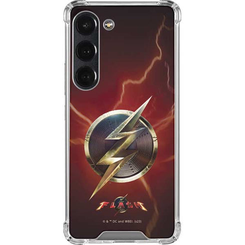 DC Comics The Flash Movie: Logo Poster Galaxy S23 Clear Case