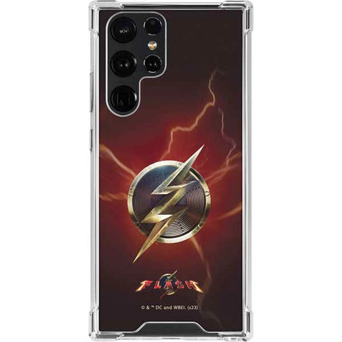 DC Comics The Flash Movie: Logo Poster Galaxy S23 Ultra Clear Case