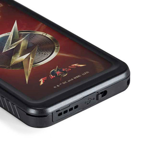 DC Comics The Flash Movie: Logo Poster Galaxy S23 Waterproof Case
