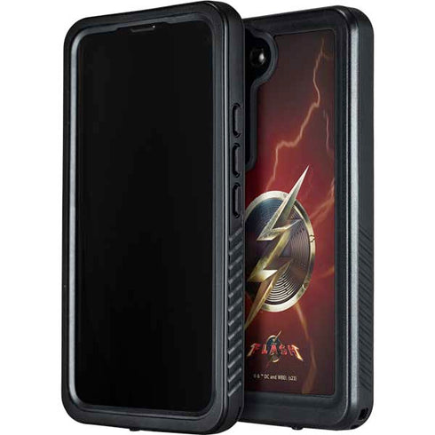 DC Comics The Flash Movie: Logo Poster Galaxy S24 Plus Waterproof Case