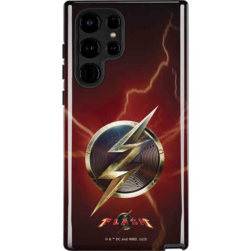 DC Comics The Flash Movie: Logo Poster Galaxy S25 Ultra Impact Case
