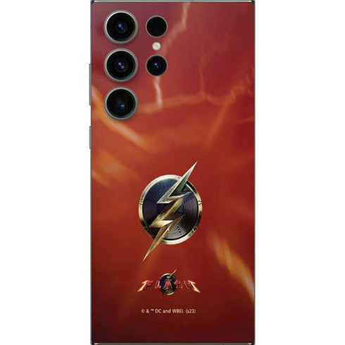 DC Comics The Flash Movie: Logo Poster Galaxy S25 Ultra Skin