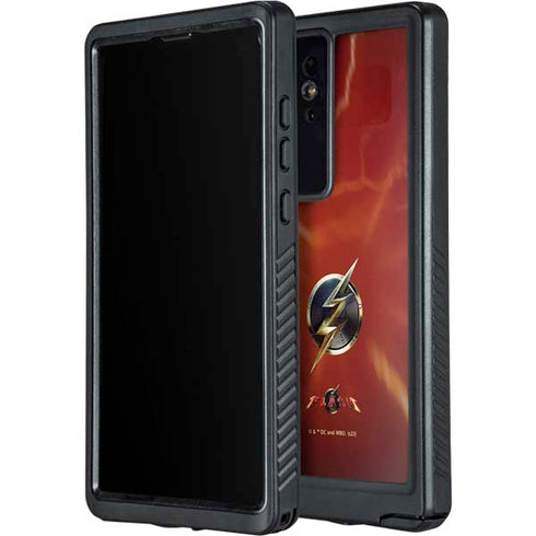 DC Comics The Flash Movie: Logo Poster Galaxy S24 Ultra Waterproof Case
