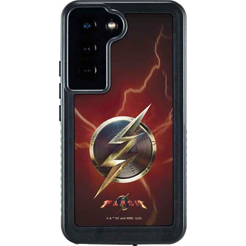 DC Comics The Flash Movie: Logo Poster Galaxy S24 Waterproof Case