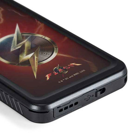 DC Comics The Flash Movie: Logo Poster Galaxy S24 Waterproof Case