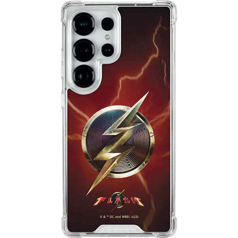 DC Comics The Flash Movie: Logo Poster Galaxy S25 Ultra Clear Case