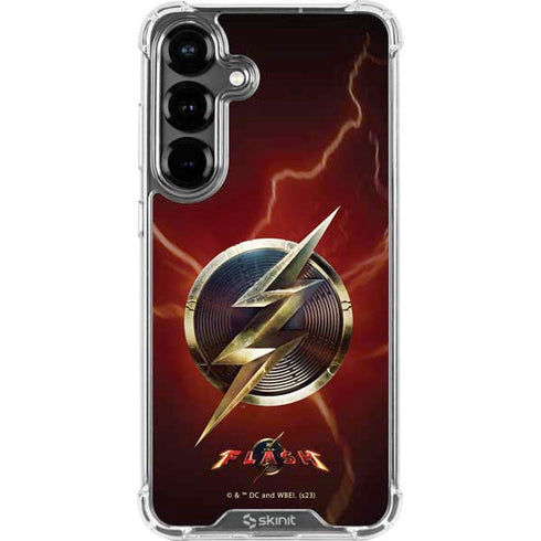 DC Comics The Flash Movie: Logo Poster Galaxy S26 Plus Clear Case